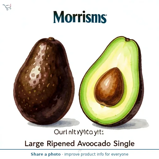 Morrisons Large Ripened Avocado Single