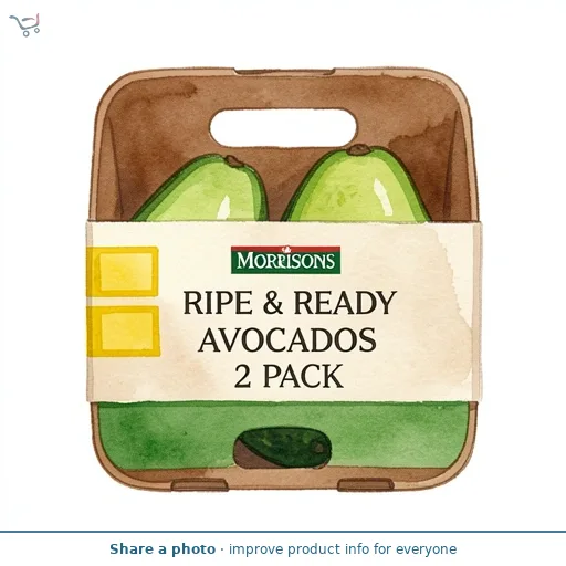 Morrisons Ripe & Ready Avocados 2 Pack