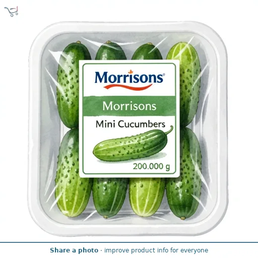 Morrisons Mini Cucumbers 200g