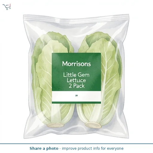 Morrisons Little Gem Lettuce  2 Pack
