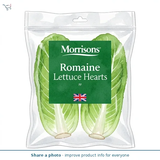 Morrisons British Romaine Lettuce Hearts 2 Pack
