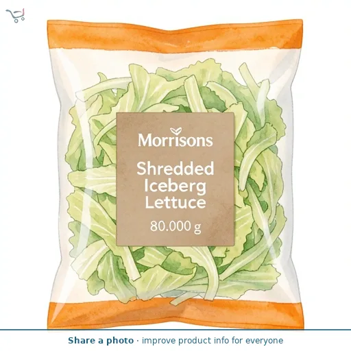 Morrisons Shredded Iceberg Lettuce 80g