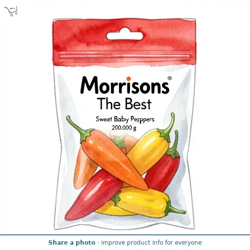 Morrisons The Best Sweet Baby Peppers