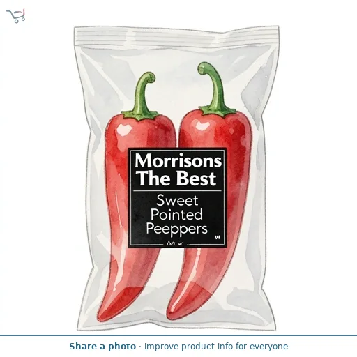 Morrisons The Best  Sweet Pointed Peppers 