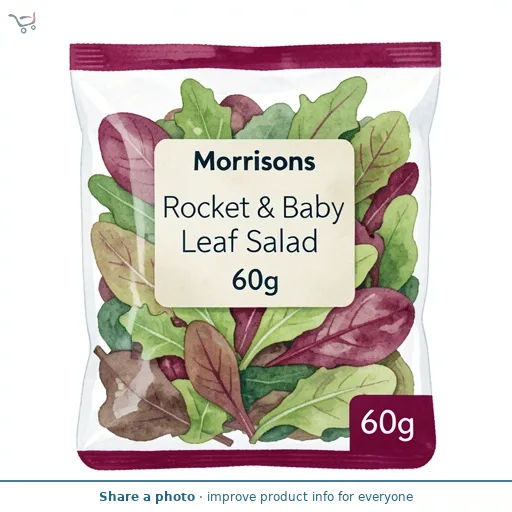 Morrisons Rocket & Baby Leaf Salad 60g