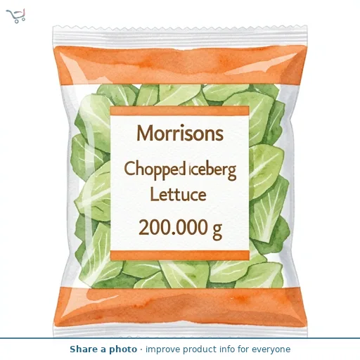 Morrisons Chopped Iceberg Lettuce 200g