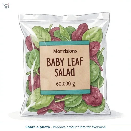 Morrisons Baby Leaf Salad 60g