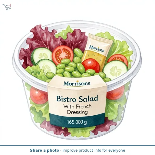 Morrisons Bistro Salad With French Dressing