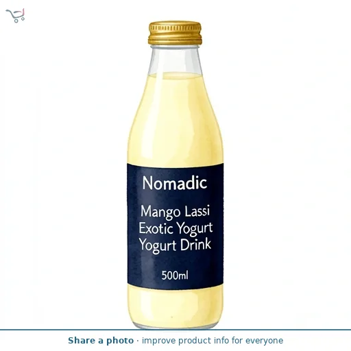 Nomadic Exotic Yogurt Drink - Mango Lassi 500ml