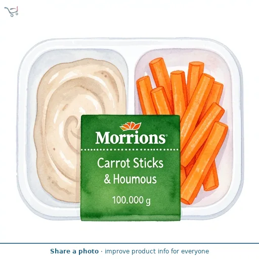 Morrisons Carrot Sticks & Houmous 