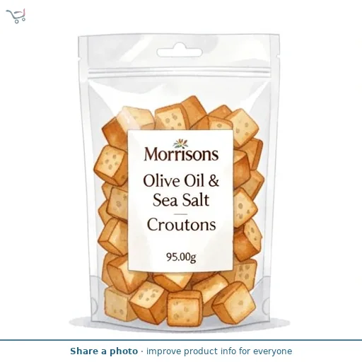 Morrisons Olive Oil & Sea Salt Croutons 95g