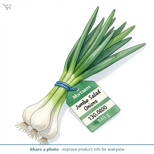 Morrisons Jumbo Salad Onions   130g