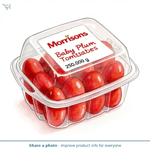 Morrisons Baby Plum Tomatoes   250g