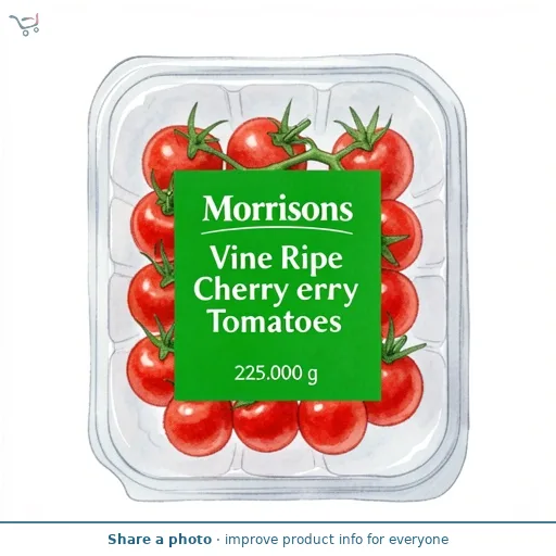 Morrisons Vine Ripe Cherry Tomatoes  225g