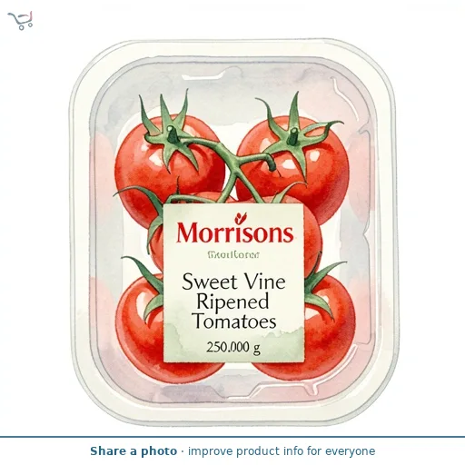 Morrisons Sweet Vine Ripened Tomatoes   250g