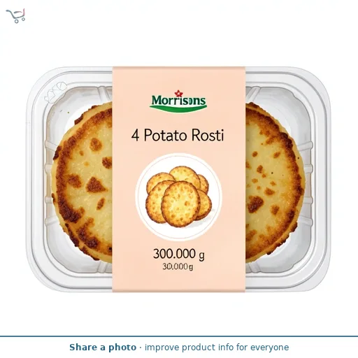 Morrisons 4 Potato Rosti 300g