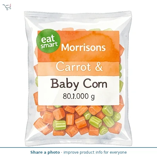 Morrisons Carrot & Baby Corn 80g