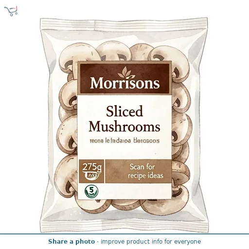 Morrisons Sliced Mushrooms 275g