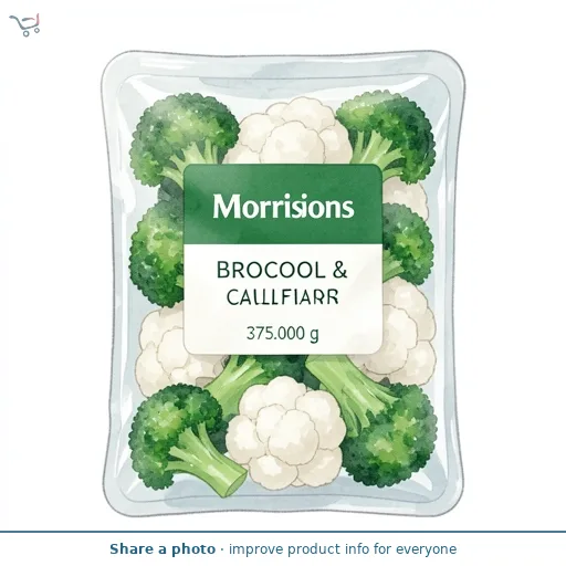 Morrisons Broccoli & Cauliflower Florets  375g