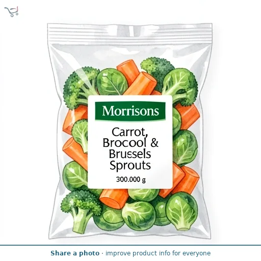 Morrisons Carrot, Broccoli & Brussels Sprouts