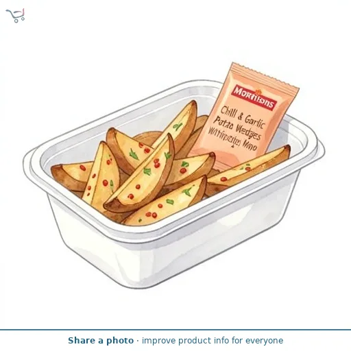Morrisons Chilli & Garlic Potato Wedges With A Chipotle Mayo 400g
