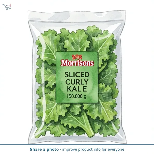 Morrisons Sliced Kale  150g