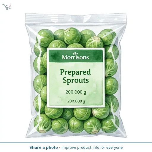 Morrisons Prepared Sprouts 200g