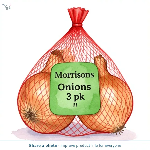 Morrisons Onions 3 pk