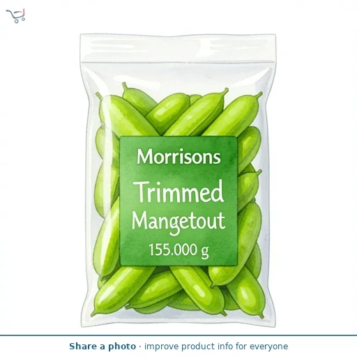 Morrisons Trimmed Mangetout 