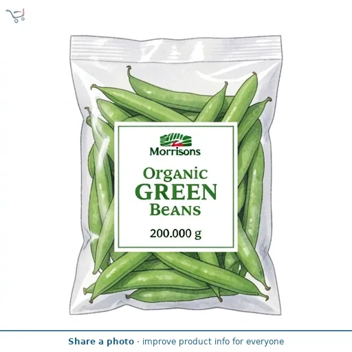 Morrisons Organic Green Beans 200g
