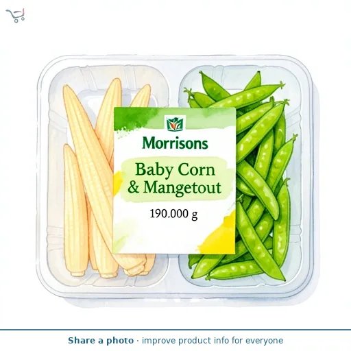 Morrisons Baby Corn & Mangetout