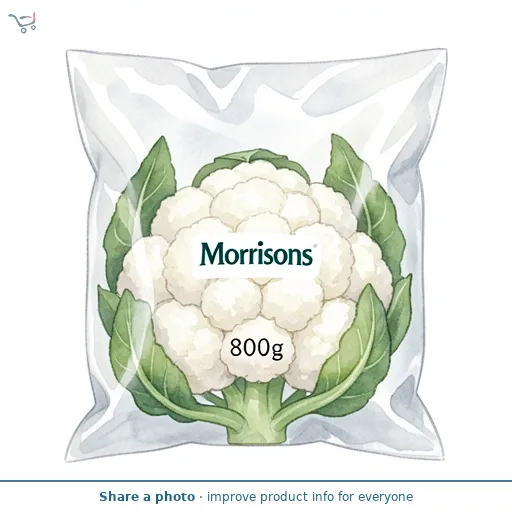 Morrisons Organic Medium Cauliflower 