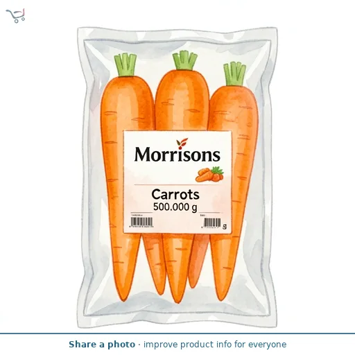 Morrisons Carrots  500g