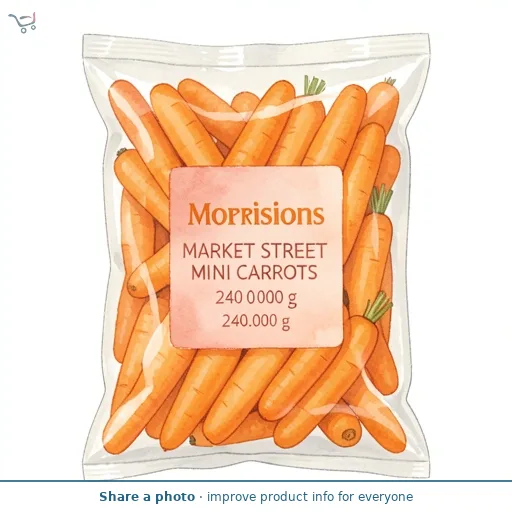 Morrisons Market Street Mini Carrots 