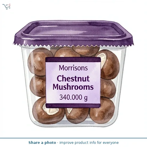 Morrisons Chestnut Mushrooms 340g