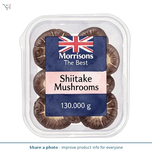 Morrisons The Best Shiitake Mushrooms 130g