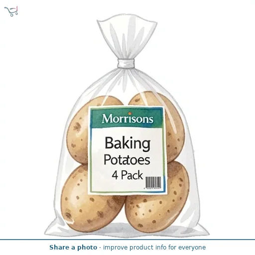 Morrisons Baking Potatoes  4 Pack