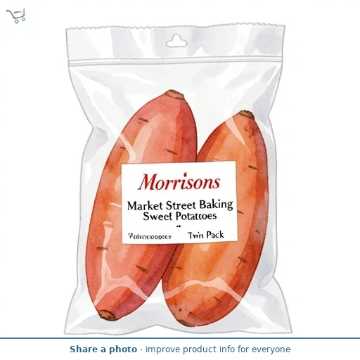 Morrisons Market Street Baking Sweet Potatoes Twin Pack