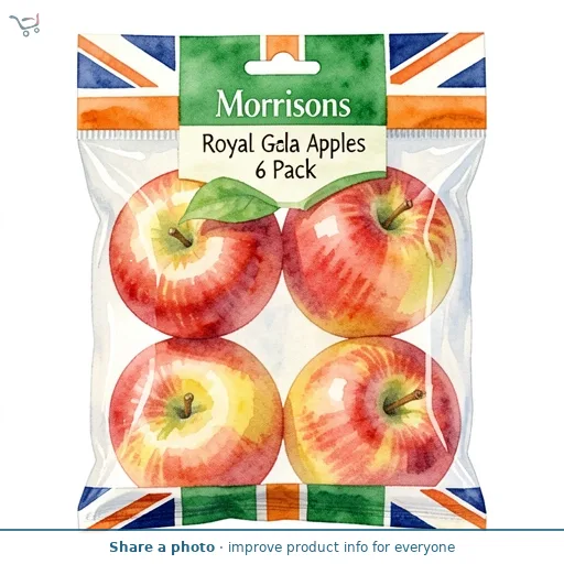 Morrisons Royal Gala Apples   6 Pack