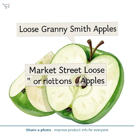 Morrisons Market Street Loose Granny Smith Apples