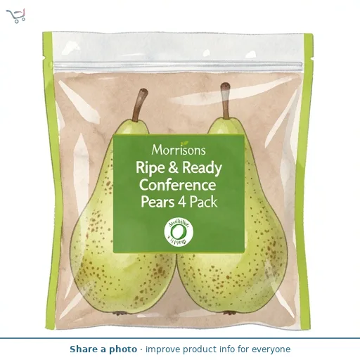 Morrisons Ripe & Ready Conference Pears 4 Pack