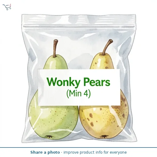 Morrisons Wonky Pears 4 Pack