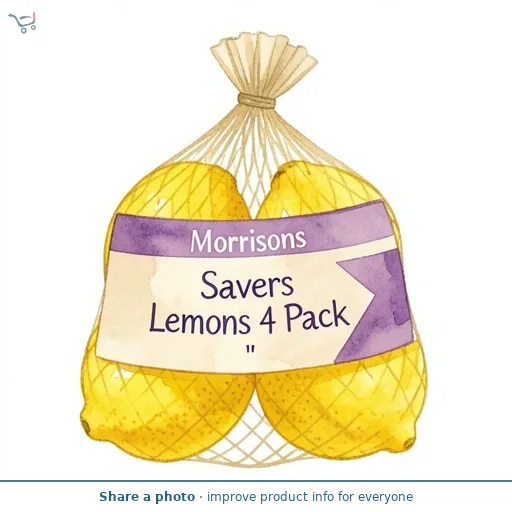 Morrisons Savers Lemons  4 Pack