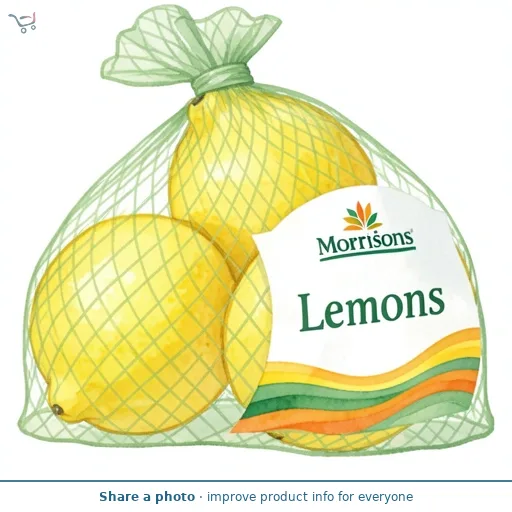 Morrisons Organic Lemons 3 Pack