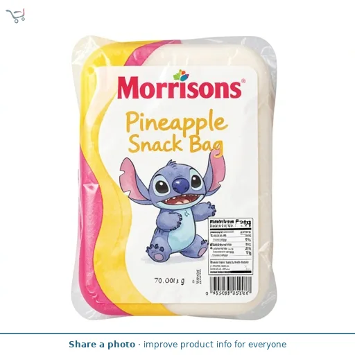 Morrisons Pineapple Snack Bag 