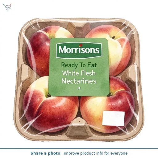 Morrisons Ready To Eat White Flesh Nectarines 4 Pack