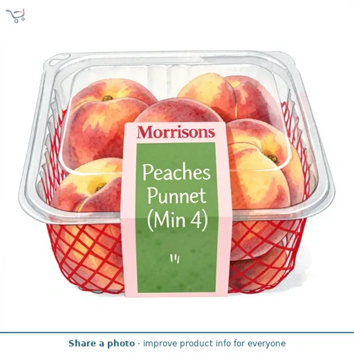 Morrisons Peaches Punnet Minimum 4