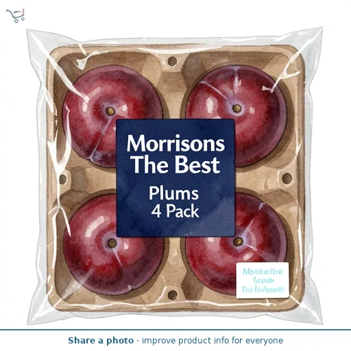 Morrisons The Best Plums 4 Pack