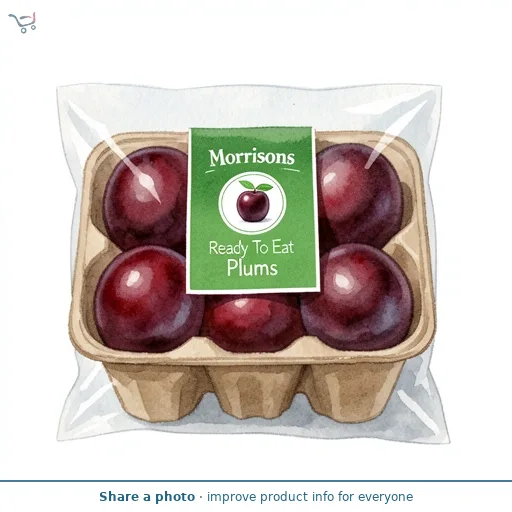 Morrisons Ready To Eat Plums