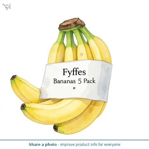 Fyffes Bananas 5 Pack